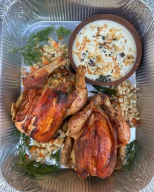 Фаршированные фермерские цыплята ресторана Le Gosse на Пасху