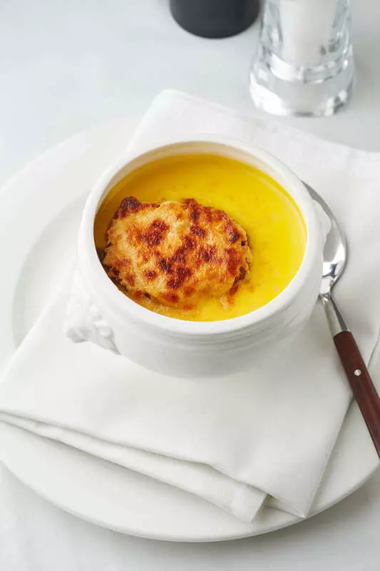 Тыквенный крем-суп из меню ресторана Le Gosse